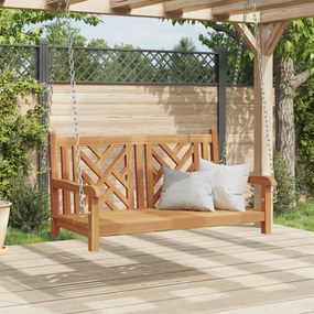 vidaXL Πάγκος Κούνια Other Καφέ 114 x 60 x 64 cm Μασίφ ξύλο teak