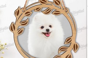 Σετ των 2 Intra απο ξύλο plywood 3mm-4mm πάχος 3D Floral κορνίζα φωτογραφιών Δίασταση 20x30 cm INTRAFABR-119139176