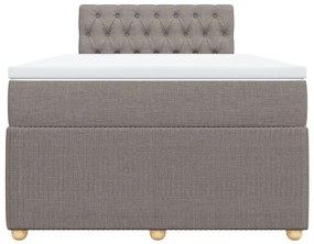 ΚΡΕΒΑΤΙ BOXSPRING ΜΕ ΣΤΡΩΜΑ TAUPE 120X200 ΕΚ. ΥΦΑΣΜΑΤΙΝΟ 3287434