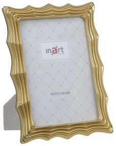 Κορνίζα 3-30-167-0046 10x15cm Gold Inart Πολυρεσίνη