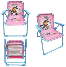 SummerTiempo Καρεκλάκι Μεταλλικό Αναδιπλωμένο Gabby 's Dollhouse 53x38x27cm 42-2964
