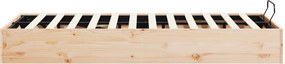 vidaXL Κρεβάτι Οθωμανών με Αποθηκευτικό Χώρο Φυσικό 140 x 200 cm