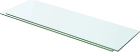 vidaXL Ράφια Πάνελ 2 τεμ. Διάφανα 60 x 15 εκ. Γυάλινα