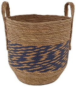 Καλάθι 00.06.67086 35x35cm Brown-Blue Mat