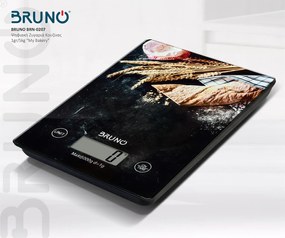 BRUNO ψηφιακή ζυγαριά κουζίνας BRN-0207, 1gr/5kg, My Bakery