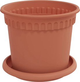 vidaXL Γλάστρες φυτών 6 pcs Κεραμιδί Ø 15 x 12 cm Πλαστικό