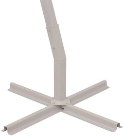 vidaXL Ομπρέλες Εξωτερικού Χώρου Μπεζ Πολυεστέρας