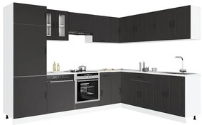 vidaXL Σετ Ντουλάπια Κουζίνας 14 Τεμαχίων Kalmar Επεξεργασμένο Ξύλο