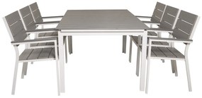 Σετ Τραπέζι και καρέκλες Dallas 3022, Polyξύλο, Μέταλλο | Epipla1.gr