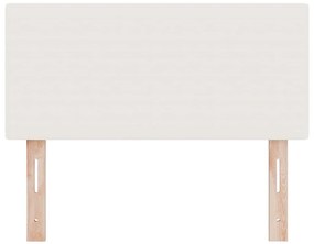 vidaXL LED κεφαλάρι με φώτα λωρίδας LED Επιτοίχιο Κρεμ 80 cm ύφασμα