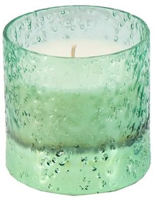 Κερί αρωματικό σόγιας πράσινο τριαντάφυλλο-κέδρος - Γυαλί - 77205-GREE
