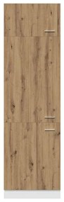 Ντουλάπι ψυγείου Artisan Oak 60x57x207 cm Κατασκευασμένο ξύλο - Καφέ