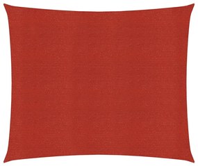 Πανί Σκίασης Κόκκινο 5 x 5 μ. από HDPE 160 γρ./μ² - Κόκκινο