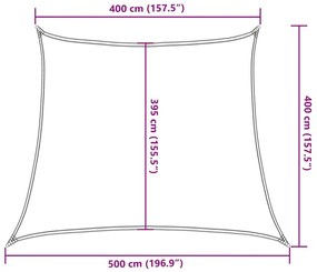 Πανί Σκίασης Ανθρακί 4/5 x 4 μ. από HDPE 160 γρ./μ² - Ανθρακί