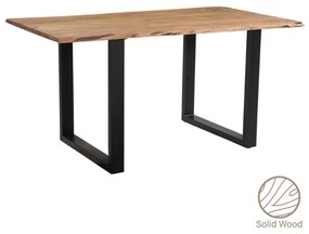 Τραπέζι Slim 223-000017 160x85x75.6cm Walnut-Black