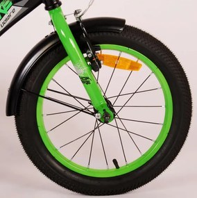 Thombike 16 Inch 23 cm Boys Coaster Brake Black/Green