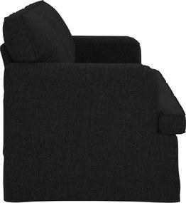 vidaXL Καναπές 180cm Μαύρο Μέταλλο