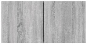 Ντουλάπι Τοίχου Γκρι Sonoma 80 x 39 x 40 εκ. από Επεξεργ. Ξύλο - Γκρι