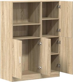 vidaXL Σετ Επίπλων Κουζίνας 2 Τεμαχίων Sonoma Δρυς Επεξ. Ξύλο