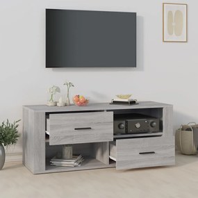 vidaXL Έπιπλο Τηλεόρασης Γκρι Sonoma 100x35x40 εκ. από Επεξεργ. Ξύλο