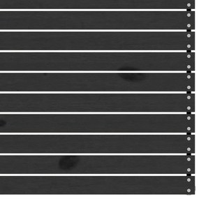 vidaXL Σαλόνι Κήπου Σετ 5 Τεμαχίων Μαύρο από Μασίφ Ξύλο Πεύκου