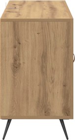 vidaXL Πλαϊνό γραφείο Artisan Oak 100 x 36 x 60 εκ. Επεξεργασμένο ξύλο