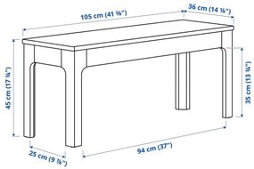 EKEDALEN πάγκος 103.410.32