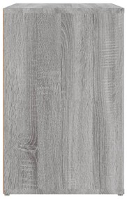 vidaXL Παπουτσοθήκη Γκρι Sonoma 130x35x54 εκ. από Επεξεργασμένο Ξύλο