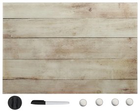 vidaXL Πίνακας Επιτοίχιος Μαγνητικός 60 x 40 εκ. Γυάλινος