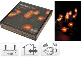 Διακοσμητικός Φωτισμός 10LED - 3.5 Μέτρα - Θερμό Λευκό