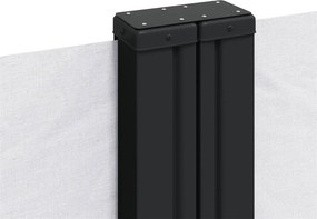 vidaXL Σκίαστρο Πλαϊνό Συρόμενο Λευκό 180 x 600 εκ.