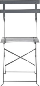 Σετ Τραπέζι με 2 Καρέκλες Home ESPRIT Γκρι 60 x 60 x 71 cm