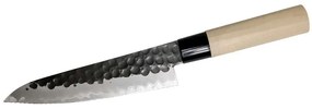 Μαχαίρι Chef Hammered F-1114 18cm Silver-Natural Tojiro Ατσάλι,Ξύλο