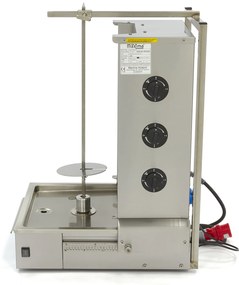 Kebab Grill - 3 Burners - 40kg Meat - Electric