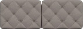 vidaXL Μαξιλάρι για Κεφαλάρι Taupe 120 εκ. Υφασμάτινο