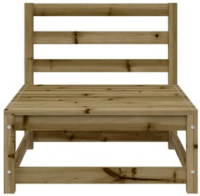 vidaXL Καναπέδες Κήπου Χωρίς Μπράτσα 70x70x67 εκ. Επεξ. Πεύκου