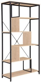 Βιβλιοθήκη Quick 28-0301 85x35x163 Natural-Black