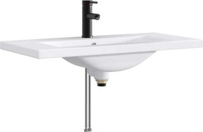 vidaXL Σετ Επίπλων Μπάνιου Λευκό 78,5 x 37,5 x 81 εκ