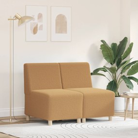 vidaXL Καθίσμα Σαλονιού 2 pcs Μπεζ 55 x 74 x 82 εκ. Βελούδο