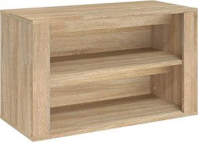 vidaXL Παπουτσοθήκη Sonoma Δρυς 75x35x45 εκ. Επεξεργασμένο Ξύλο