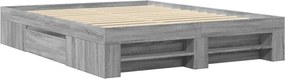 vidaXL Πλαίσιο κρεβατιού χωρίς στρώμα 160x200 εκ. Επεξεργασμένο Ξύλο