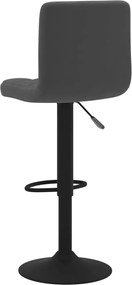 vidaXL Σκαμπό Μπαρ 2 τεμ. Μαύρα Βελούδινα