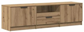 vidaXL ντουλάπι τηλεόρασης  Artisan Oak 140x35x40cm Κατασκευασμένο ξύλο