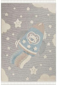 Χαλί Bubbles 110 Ivory-Grey New Plan 160X230cm