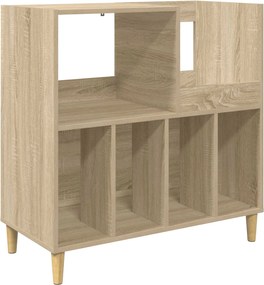 vidaXL Βάση πικάπ Sonoma Δρυς 82 x 39,5 x 82,5 εκ Επεξεργασμένο Ξύλο