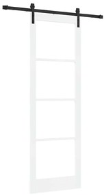 vidaXL Συρόμενη Πόρτα ORKDAL Λευκό 78 x 232 cm Ξύλο και μέταλλο