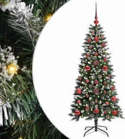 vidaXL Τεχνητό Χριστουγεννιάτικο Δέντρο με 150 LED Πράσινο 120 cm