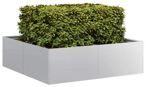 vidaXL Ζαρντινιέρα 100x100x30 εκ. από Γαλβανισμένο Ατσάλι