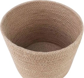 vidaXL Σετ Γλαστρών 2 pcs Φυσικό Ø 21 x 21 εκ 100% Γιούτα Τοσσά