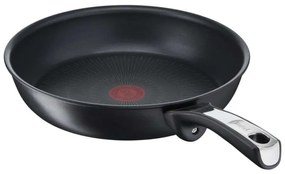 Τηγάνι Tefal G2550572, 26 cm, Thermo-Spot, Αντικολλητική επίστρωση τιτανίου X6, Επαγωγή, Μαύρο